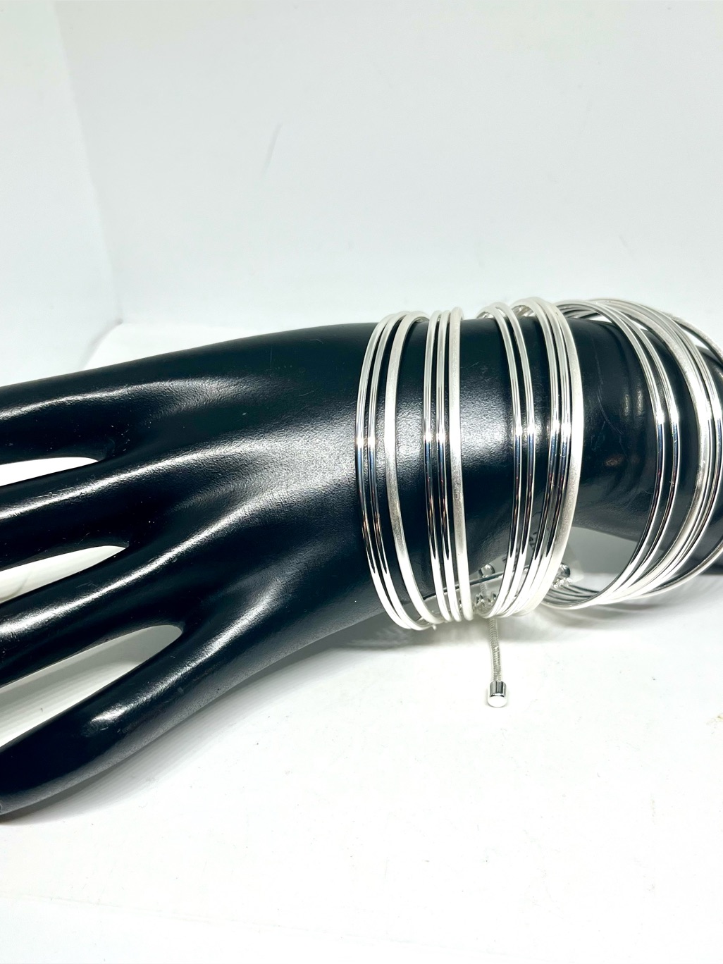 Style  Co Silver Tone Slider Bracelet Nwt